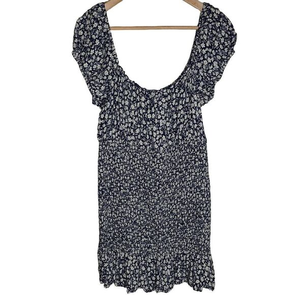 Wild Fable Ditsy Floral Smocked Mini Dress - Picture 1 of 12
